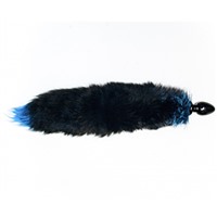 Wild Lust анальная пробка 6 см, черно-голубая
С лисьим хвостом