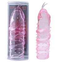 Erokay Cobra, розовая
Насадка на пенис с рельефной поверхностью