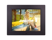 Фоторамка Digma 8" PF-833 1024 x768, ПДУ Видео, черный
