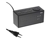 Часы-радиобудильник RITMIX RRC-1212 BLACK, чёрные