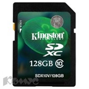 Карта памяти Kingston SDXC 128GB Class 10 UHS-I(SDX10V/128GB)