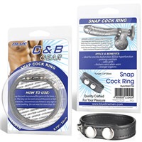 BlueLine Snap Cock Ring
Эрекционное кольцо на металлических клепках