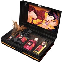 Shunga набор ''Нежность и страсть''
4 предмета, с ароматом земляники и шампанского