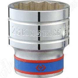 Головка торцевая стандартная двенадцатигранная 1/2", 12 мм, KING TONY, 433012M