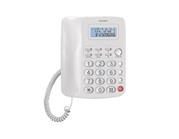 Телефон Texet TX 250, проводной, встроенный дисплей, белый