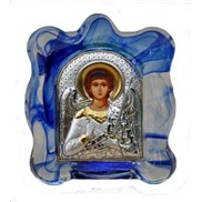 Икона "Ангел Хранитель" на стекле
