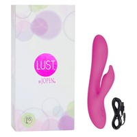 Jopen Lust L15, розовыйВибромассажер со стимулятором клитора