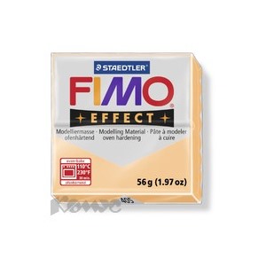 Глина полимерная персик,56гр,запек в печке,FIMO,effect,8020-405