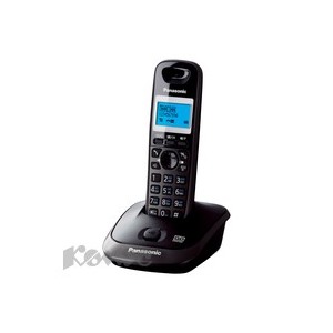 Телефон Panasonic KX-TG2521RUT тёмно-сер.металлик,АОН,а/о 20 мин.