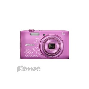 Фотоаппарат Nikon COOLPIX S3600 pink Lineart