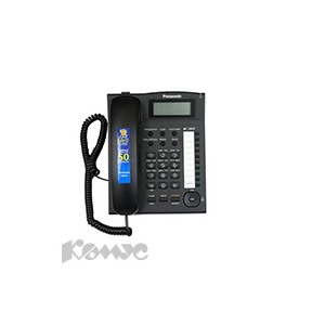 Телефон Panasonic KX-TS2388RUB чёрный, АОН,ЖК дисплей