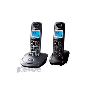 Телефон Panasonic KX-TG2512RU1 серый металлик/тёмно-сер.металлик