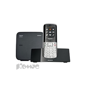 Телефон Gigaset SL400A металл/чёрный,бол.ЖК цвет.дисплей,тел.кн.500