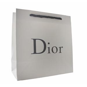 Пакет подарочный Dior белый 17*16.5 см