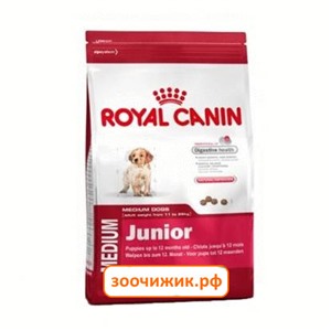 Сухой корм Royal Canin Medium junior для щенков (для средних пород с 2 до 12 месяцев) (15 кг)