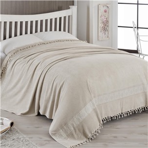 DAMASK KOZALI (беж) Простынь махровая 200х220 см