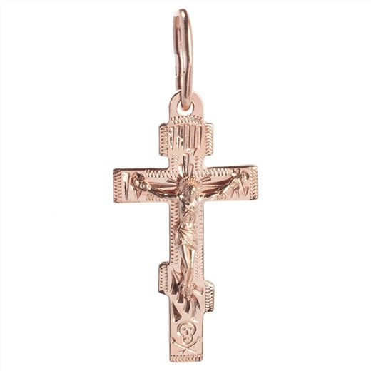 Крест золотой № 130-090-08, золото 585°