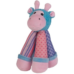 Chomper Жираф  розово-голубой игрушка для щенков (плюш, флис)