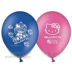 Набор шаров Hello Kitty ICE30см 5шт 1111-0430 /10/