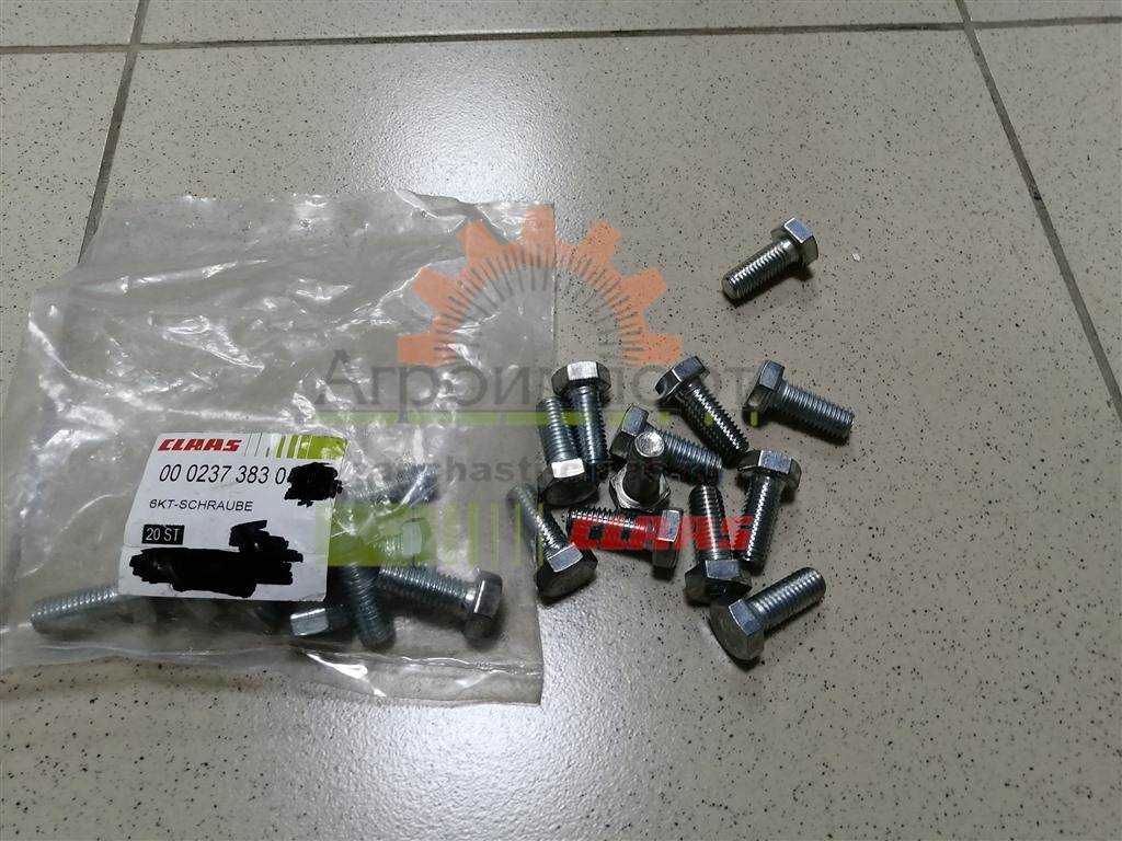 Болт шестигранный М10х25 Claas 237383.0 , 233000.0 , 237570.0 , 239302. ...