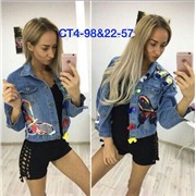 ps498_340347w Куртка джинсовая женская