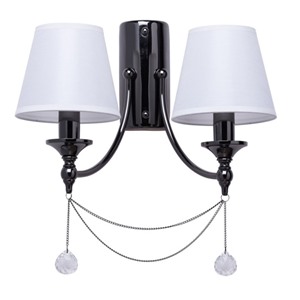 				MW-Light Федерика 2*40W E14 никель 220V Бра