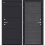 Стальная дверь «Кобра» Black Wood