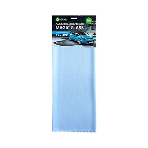 Салфетка из микрофибры для стекол "Magic Glass" 40*50 см, 1 шт