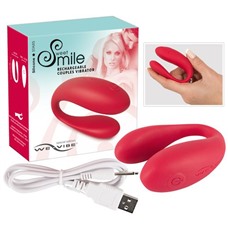 Перезаряжаемый вибратор для пар Sweet Smile от компании We-Vibe, 18 см