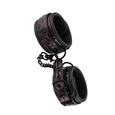Фиолетово-чёрные оковы на ноги BLAZE ANKLE CUFF PURPLE