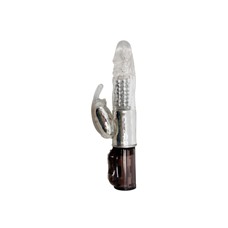 Прозрачный компьютерный вибратор Eve After Dark 7x Rabbit Vibe - 22 см.