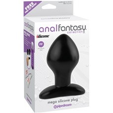 Анальный стимулятор AFC MEGA SILICONE PLUG BLACK 460623PD