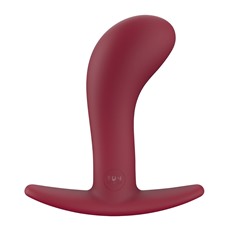Бордовый анальный стимулятор BOOTIE L - 11,1 см.