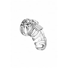 Мужской пояс верности №2 Transparent 3.5 Inch SH-MCG002TRA