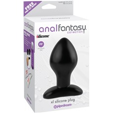 Анальный стимулятор AFC-XL SILICONE PLUG BLACK 460523PD