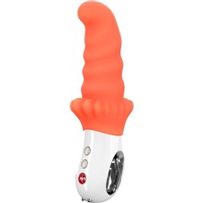 Оранжевый вибромассажёр G5 Vibe MOODY - 18,8 см.