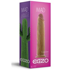 Телесный фаллоимитатор без мошонки Mad Cactus - 23 см.