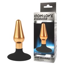 Анальная пробка Iron Love 9 см.