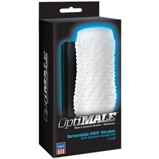 Прозрачный мастурбатор OPTIMALE Reversible ULTRASKYN Stroker Link Frost