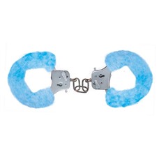 Наручники с мехом Furry Fun Cuffs Pale Blue 9506TJ