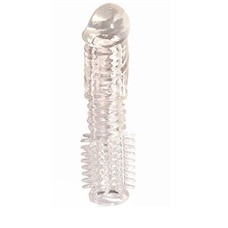 Прозрачная насадка на пенис Penis Silicone Sleeve - 14 см.