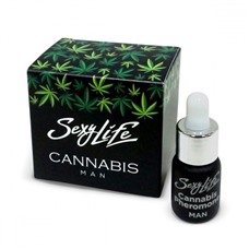 Духи мужские с феромонами Sexy Life Cannabis Pheromone Man, 5 мл.