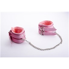 Оковы розовые с ремешками, соединенные цепочкой длиной 35см 5013-4