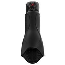 Черный вибромастурбатор-ротатор Vibrating Roto-Teazer