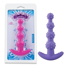 Фиолетовый анальный стимулятор MaxPleasure Anal Beads
