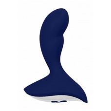Анальный вибростимулятор GERON 10 Speed Navy Blue 13 см