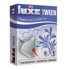 Презерватив Luxe Tween  Лавина страсти  с ароматом лаванды - 1 шт.