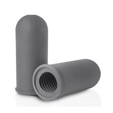 Серый мастурбатор с рёбрышками внутри SILICONE MASTURBATOR GREY
