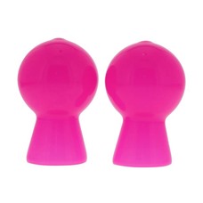 Розовые вакуумные помпы для сосков NIPPLE SUCKER PAIR IN SHINY PINK