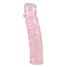 Нежно-розовый гелевый фаллоимитатор Rosy Quartz - 18 см.